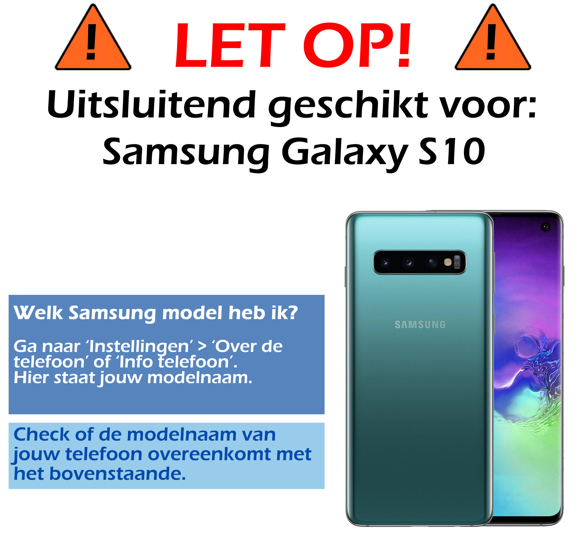 Nomfy Hoesje Geschikt voor Samsung S10 Hoesje Pasjeshouder Shockproof Pas Houder - Hoesje Geschikt voor Samsung Galaxy S10 Hoes Met Kaarthouder - Transparant - 2 PACK