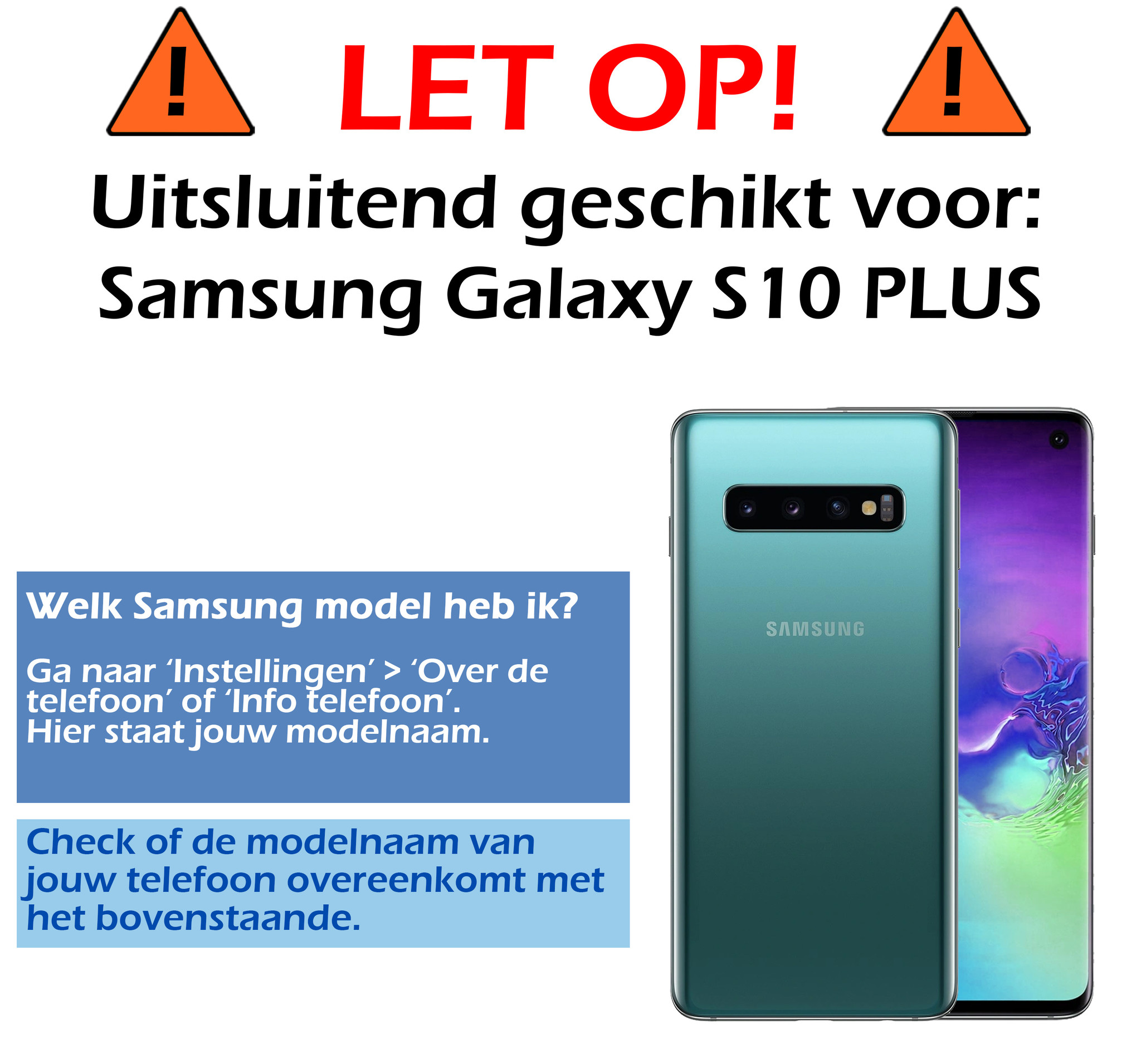 Nomfy Hoesje Geschikt voor Samsung S10 Plus Hoesje Pasjeshouder Shockproof Pas Houder - Hoesje Geschikt voor Samsung Galaxy S10 Plus Hoes Met Kaarthouder - Transparant - 2 PACK