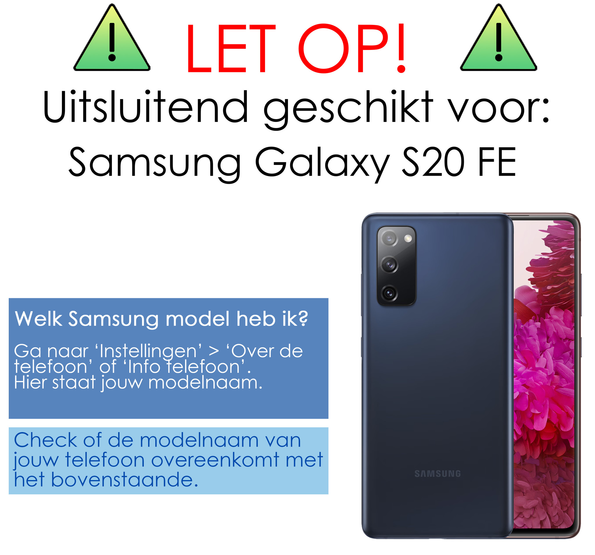 NoXx Hoes Geschikt voor Samsung S20 FE Hoesje Pasjeshouder Cover Shock Proof Case Siliconen Hoes Met Kaarthouder - Transparant - 2x