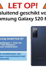 Nomfy Hoesje Geschikt voor Samsung S20 FE Hoesje Pasjeshouder Shockproof Pas Houder - Hoesje Geschikt voor Samsung Galaxy S20 FE Hoes Met Kaarthouder - Transparant