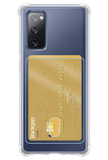 BASEY. Hoes Geschikt voor Samsung S20 FE Hoesje Shock Proof Case Hoes - Hoesje Geschikt voor Samsung Galaxy S20 FE Hoes Cover Shockproof - Transparant