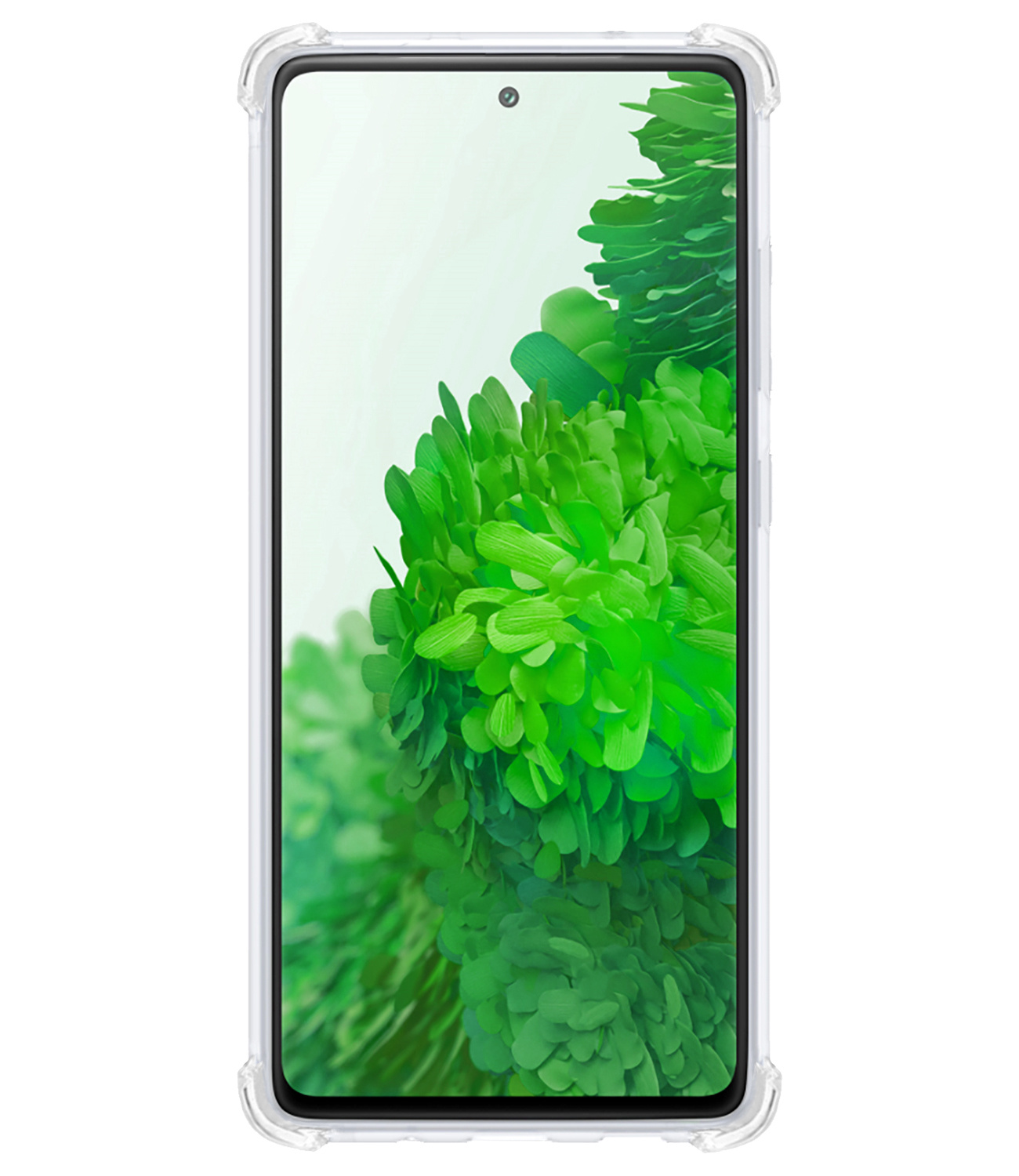 BASEY. Hoes Geschikt voor Samsung S20 FE Hoesje Shock Proof Case Hoes - Hoesje Geschikt voor Samsung Galaxy S20 FE Hoes Cover Shockproof - Transparant - 2 Stuks