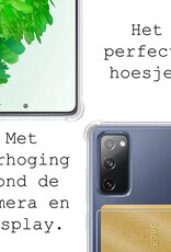 BASEY. Hoes Geschikt voor Samsung S20 FE Hoesje Shock Proof Case Hoes - Hoesje Geschikt voor Samsung Galaxy S20 FE Hoes Cover Shockproof - Transparant - 2 Stuks