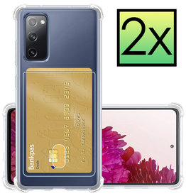 NoXx NoXx Samsung Galaxy S20FE Hoesje Pashouder - 2 PACK