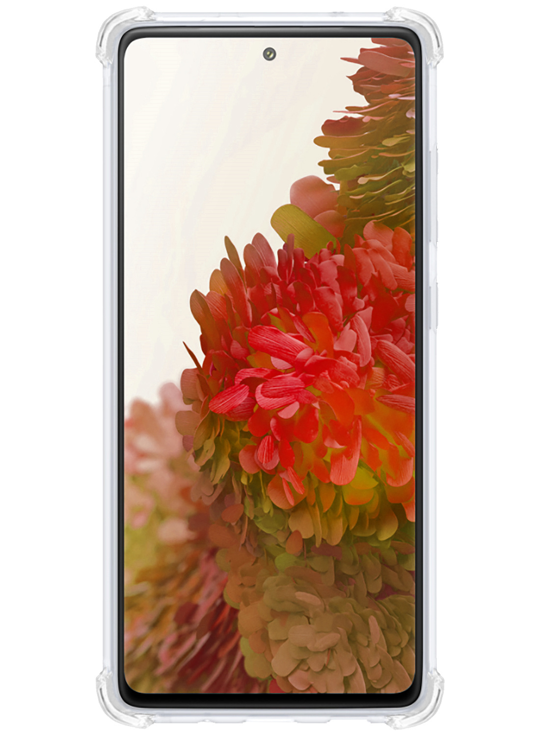 Nomfy Hoesje Geschikt voor Samsung S20 FE Hoesje Pasjeshouder Shockproof Pas Houder - Hoesje Geschikt voor Samsung Galaxy S20 FE Hoes Met Kaarthouder - Transparant - 2 PACK