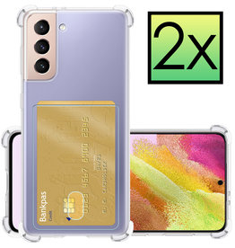 NoXx NoXx Samsung Galaxy S21FE Hoesje Pashouder - 2 PACK