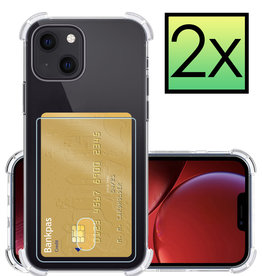 NoXx NoXx iPhone 13 Hoesje Pashouder - 2 PACK