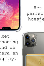 BASEY. Hoes Geschikt voor iPhone 13 Pro Hoesje Shock Proof Case Hoes - Hoesje Geschikt voor iPhone 13 Pro Hoes Cover Shockproof - Transparant