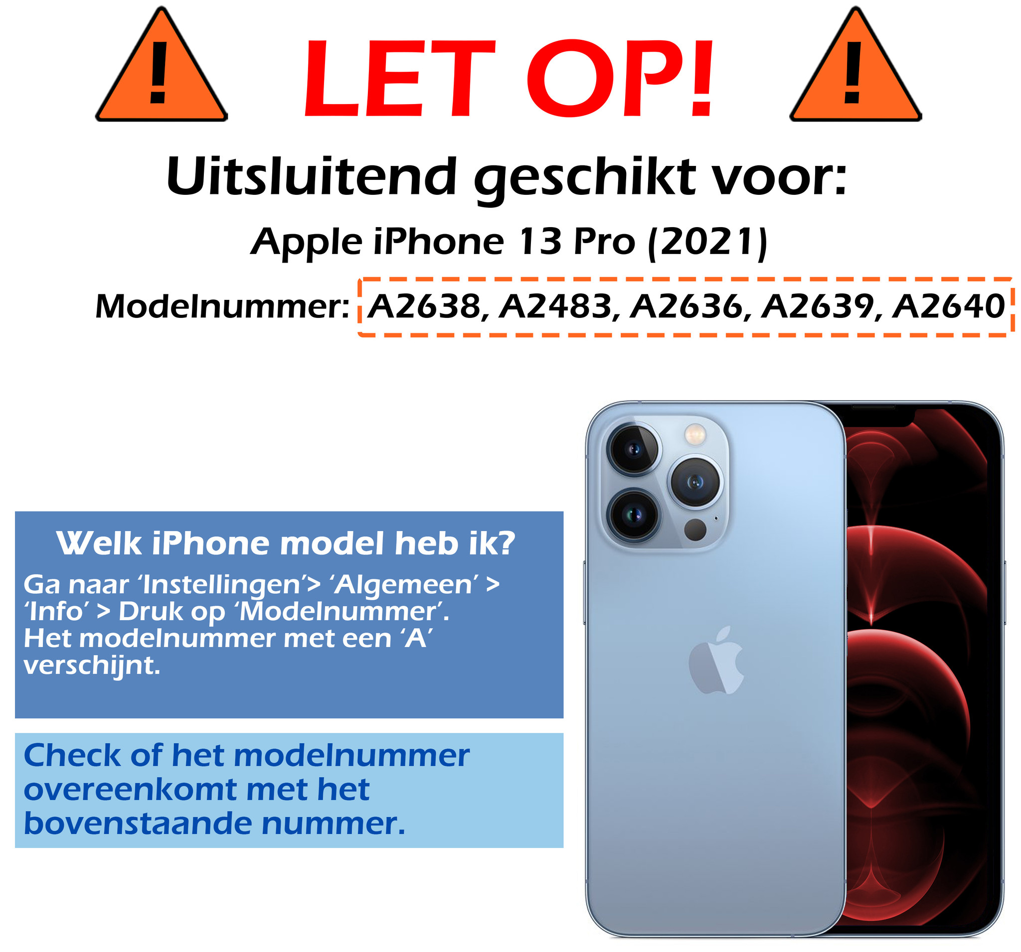Nomfy Hoesje Geschikt voor iPhone 13 Pro Hoesje Pasjeshouder Shockproof Pas Houder - Hoesje Geschikt voor iPhone 13 Pro Hoes Met Kaarthouder - Transparant - 2 PACK