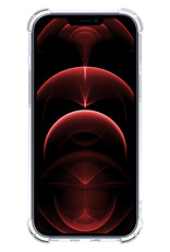 Nomfy Hoesje Geschikt voor iPhone 13 Pro Hoesje Pasjeshouder Shockproof Pas Houder - Hoesje Geschikt voor iPhone 13 Pro Hoes Met Kaarthouder - Transparant - 2 PACK
