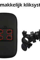 Nomfy Universele Telefoonhouder Fiets Waterdicht - Telefoon Houder Fiets Accessoires 360 Graden - Scooter Telefoonhouder - Medium