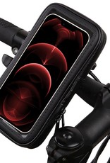 Nomfy Universele Telefoonhouder Fiets Waterdicht - Telefoon Houder Fiets Accessoires 360 Graden - Scooter Telefoonhouder - XL