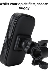 Nomfy Universele Telefoonhouder Fiets Waterdicht - Telefoon Houder Fiets Accessoires 360 Graden - Scooter Telefoonhouder - XL