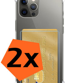 Nomfy iPhone 13 Pro Max Hoesje Pashouder - 2 PACK