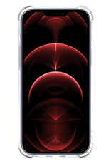 Nomfy iPhone 13 Mini Hoesje Pasjeshouder Met Screenprotector - iPhone 13 Mini Screen Protector Tempered Glass - iPhone 13 Mini Transparant Transparant Pas Houder Met Beschermglas