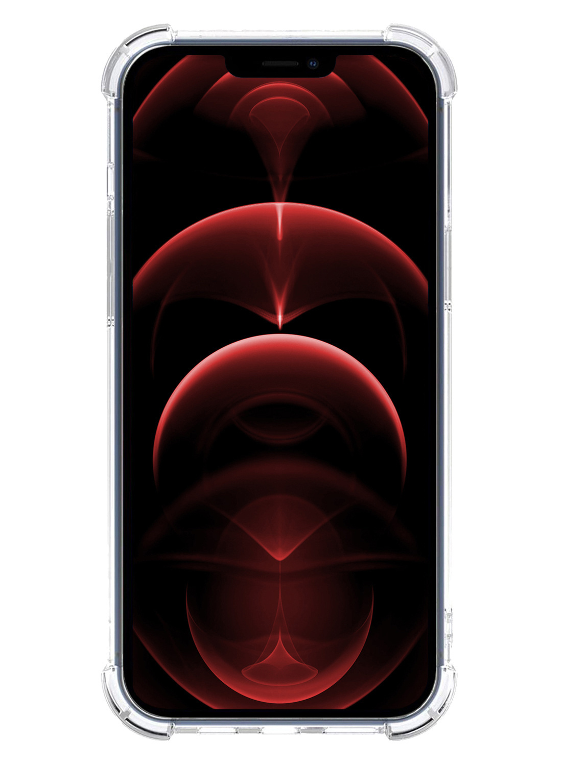 Nomfy iPhone 13 Pro Hoesje Pasjeshouder Met 2x Screenprotector - iPhone 13 Pro Screen Protector Tempered Glass - iPhone 13 Pro Transparant Transparant Pas Houder Met Beschermglas 2x