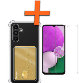 Nomfy Nomfy Samsung Galaxy A13 5G Hoesje Pashouder Met Screenprotector