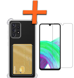 Nomfy Nomfy Samsung Galaxy A33 Hoesje Pashouder Met Screenprotector