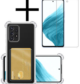 NoXx NoXx Samsung Galaxy A53 Hoesje Pashouder Met Screenprotector