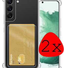 BASEY. BASEY. Samsung Galaxy S22 Hoesje Pashouder - 2 PACK