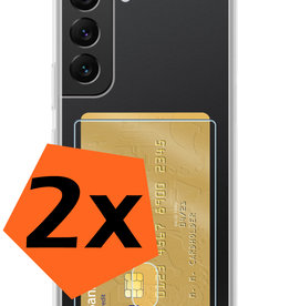 Nomfy Nomfy Samsung Galaxy S22 Hoesje Pashouder - 2 PACK