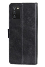 Nomfy Hoesje Geschikt voor Samsung A02s Hoes Bookcase Flipcase Book Cover - Hoes Geschikt voor Samsung Galaxy A02s Hoesje Book Case - Zwart