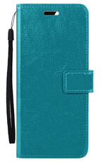 Nomfy Samsung Galaxy A02s Hoes Bookcase Turquoise - Flipcase Turquoise - Samsung Galaxy A02s Book Cover - Samsung Galaxy A02s Hoesje Turquoise