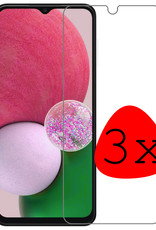 BASEY. Screenprotector Geschikt voor Samsung A13 4G Screenprotector Tempered Glass - Screenprotector Geschikt voor Samsung Galaxy A13 4G Beschermglas Screen Protector Glas - 3 Stuks