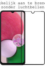 BASEY. Screenprotector Geschikt voor Samsung A13 4G Screenprotector Beschermglas Full Cover - Screenprotector Geschikt voor Samsung Galaxy A13 4G Screen Protector Full Cover