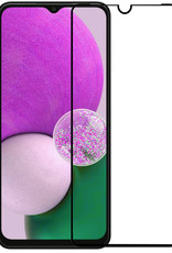 Nomfy Samsung Galaxy A13 4G Screenprotector Bescherm Glas Full Cover - Samsung A13 4G Screen Protector 3D Tempered Glass - 2x