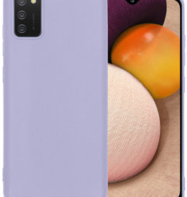BASEY. BASEY. Samsung Galaxy A03s Hoesje Siliconen - Lila