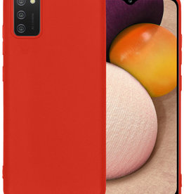 BASEY. BASEY. Samsung Galaxy A03s Hoesje Siliconen - Rood