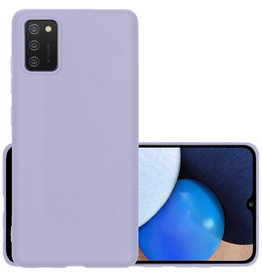 NoXx NoXx Samsung Galaxy A03s Hoesje Siliconen - Lila