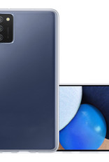 NoXx Hoes Geschikt voor Samsung A03s Hoesje Cover Siliconen Back Case Hoes - Transparant