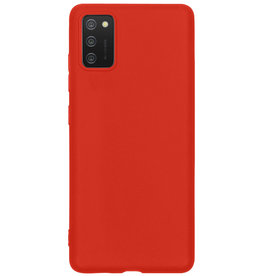 Nomfy Nomfy Samsung Galaxy A03s Hoesje Siliconen - Rood