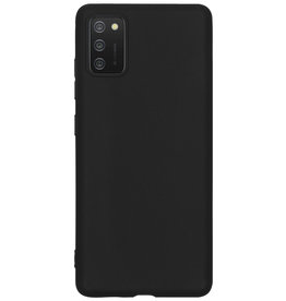 Nomfy Nomfy Samsung Galaxy A03s Hoesje Siliconen - Zwart