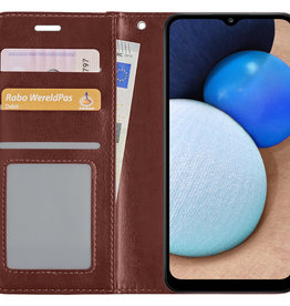 NoXx NoXx Samsung Galaxy A03s Hoesje Bookcase - Bruin