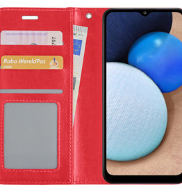 NoXx NoXx Samsung Galaxy A03s Hoesje Bookcase - Rood