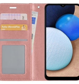 NoXx NoXx Samsung Galaxy A03s Hoesje Bookcase - Rose Goud