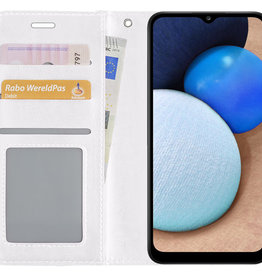 NoXx NoXx Samsung Galaxy A03s Hoesje Bookcase - Wit