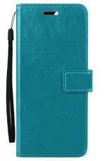 Nomfy Hoesje Geschikt voor Samsung A03s Hoes Bookcase Flipcase Book Cover - Hoes Geschikt voor Samsung Galaxy A03s Hoesje Book Case - Turquoise