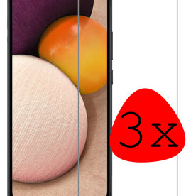 BASEY. BASEY. Samsung Galaxy A02s Screenprotector Glas - 3 PACK