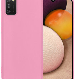 BASEY. BASEY. Samsung Galaxy A02s Hoesje Siliconen - Lichtroze