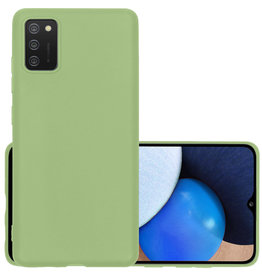 NoXx NoXx Samsung Galaxy A02s Hoesje Siliconen - Groen
