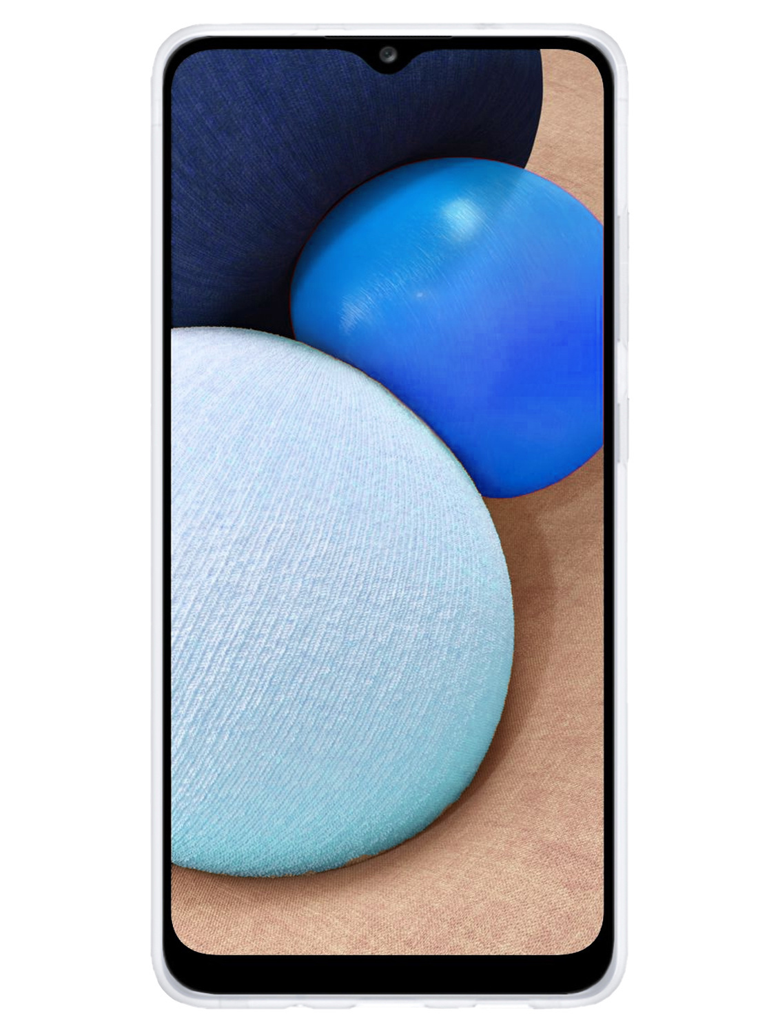 NoXx Hoes Geschikt voor Samsung A02s Hoesje Cover Siliconen Back Case Hoes Met 2x Screenprotector - Transparant