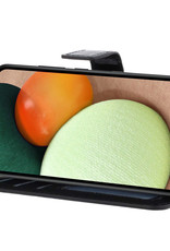 Nomfy Hoesje Geschikt voor Samsung A02s Hoes Bookcase Flipcase Book Cover Met 2x Screenprotector - Hoes Geschikt voor Samsung Galaxy A02s Hoesje Book Case - Zwart