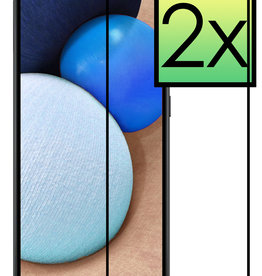 NoXx NoXx Samsung Galaxy A02s Screenprotector Glas Full Cover - 2 PACK