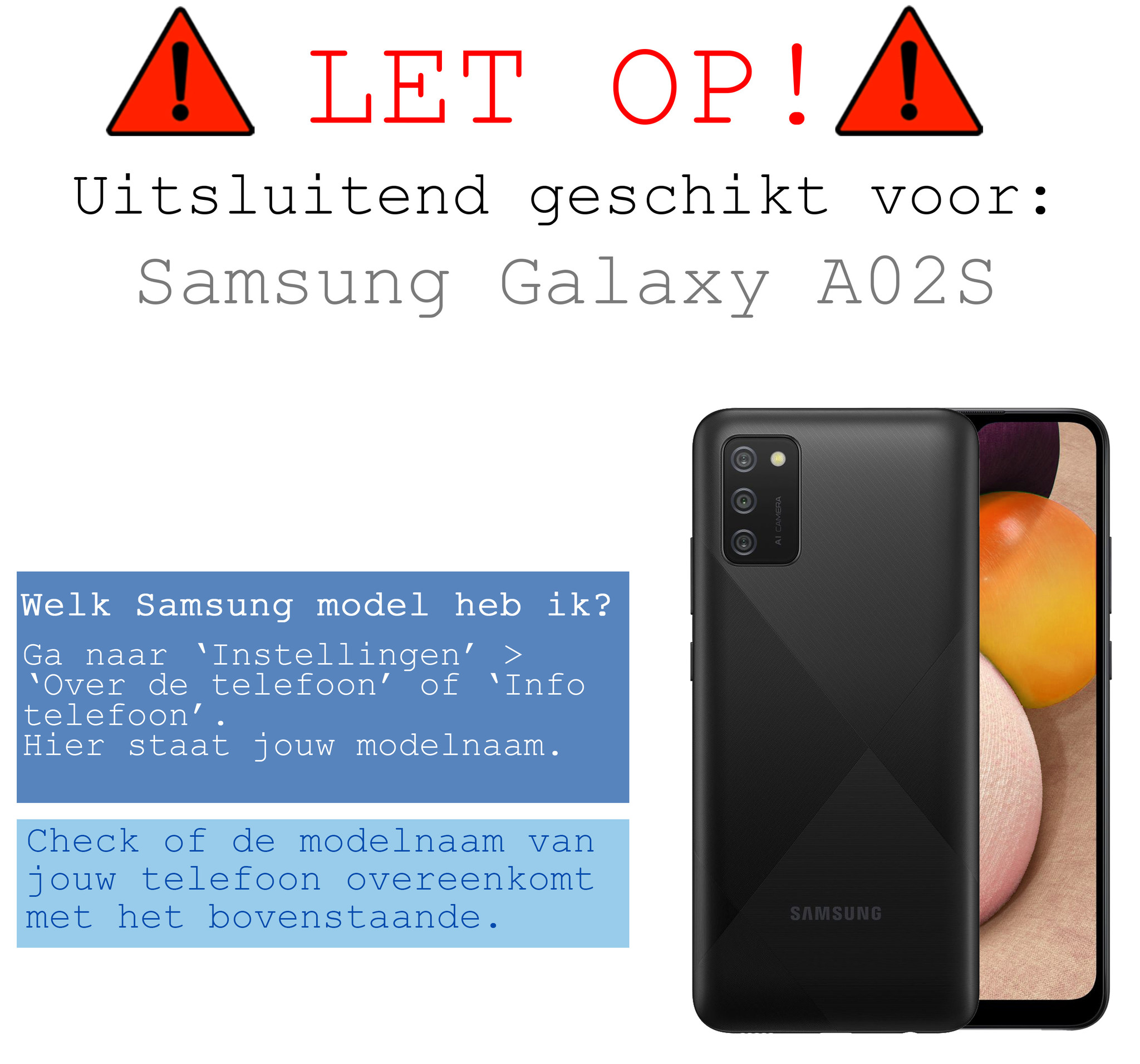 BASEY. Hoes Geschikt voor Samsung A02s Hoesje Shock Proof Case Hoes Siliconen Met 2x Screenprotector - Hoesje Geschikt voor Samsung Galaxy A02s Hoes Cover Shockproof - Transparant