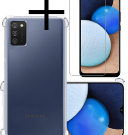 NoXx NoXx Samsung Galaxy A02s Hoesje Shockproof Met Screenprotector