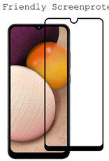 BASEY. Screenprotector Geschikt voor Samsung A03s Screenprotector Beschermglas Full Cover - Screenprotector Geschikt voor Samsung Galaxy A03s Screen Protector Full Cover